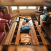 lifting floor for new pipes